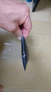 危険な状態のバッテリー